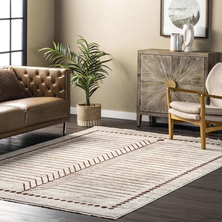 Nuloom Lisa Global Inspired Fringe Area Rug 5ft 3in x 7ft 7in BDSN08A-508